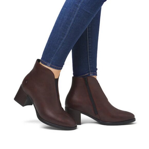 Remonte Rieker Gwyneth Leather Ankle Boots 38 - Picture 13 of 13